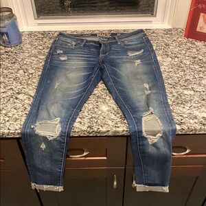 Great condition Buckle Black skinny cropped jeans size 27